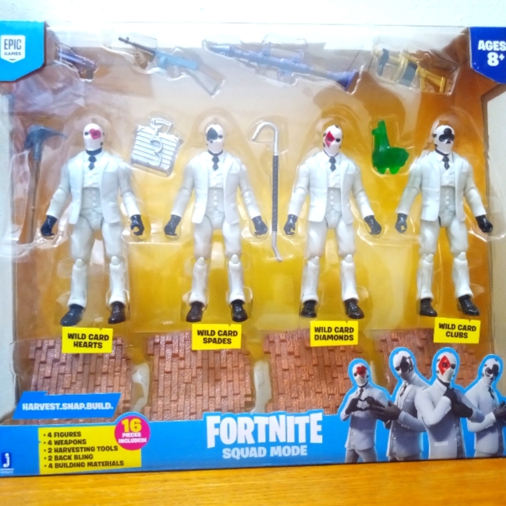 NIB Fortnite Squad Mode Wild Card Action Figures 2020